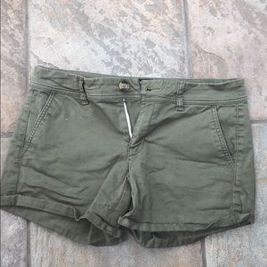 American Eagle Army Green Cargo Shorts